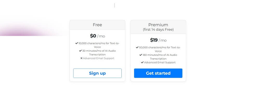 Bigspeak.ai pricing