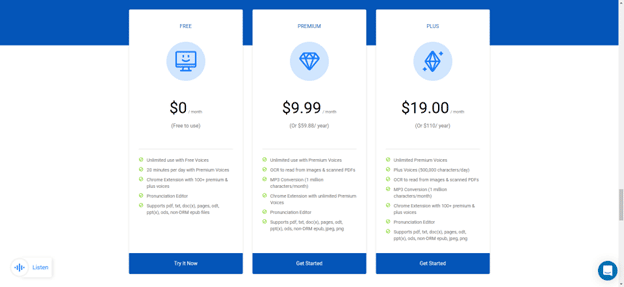 NaturalReader pricing