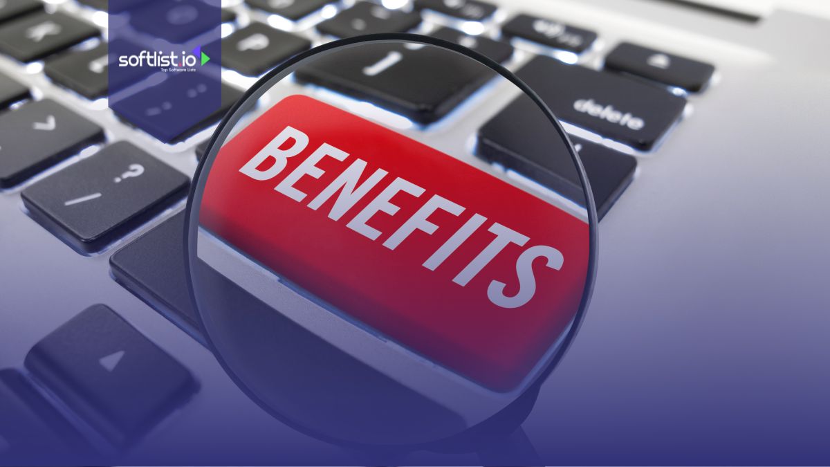 Computer key quoting "Benefits"