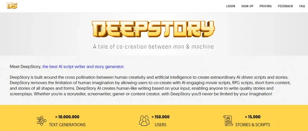 Deepstory AI VS INK: In-Depth Comparison of The AI Script Generator Softlist.io