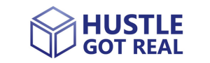 hustle got real logo