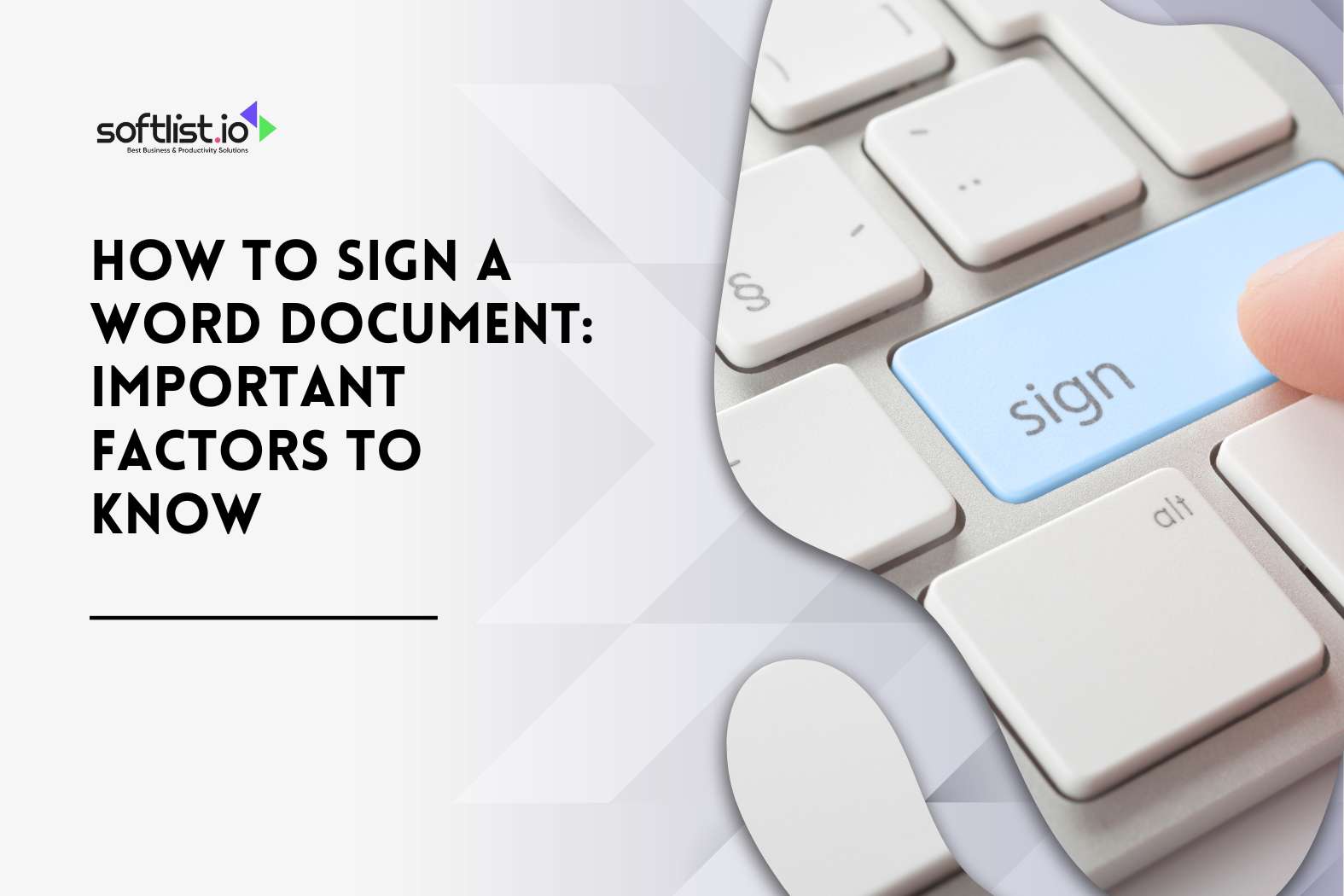 How to Sign a Word Document Important Factors to Know