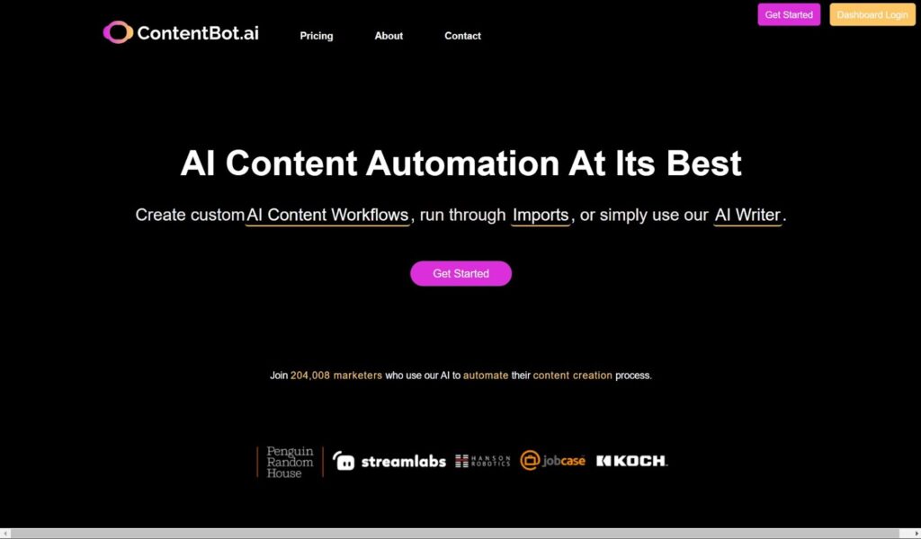 Content automation AI