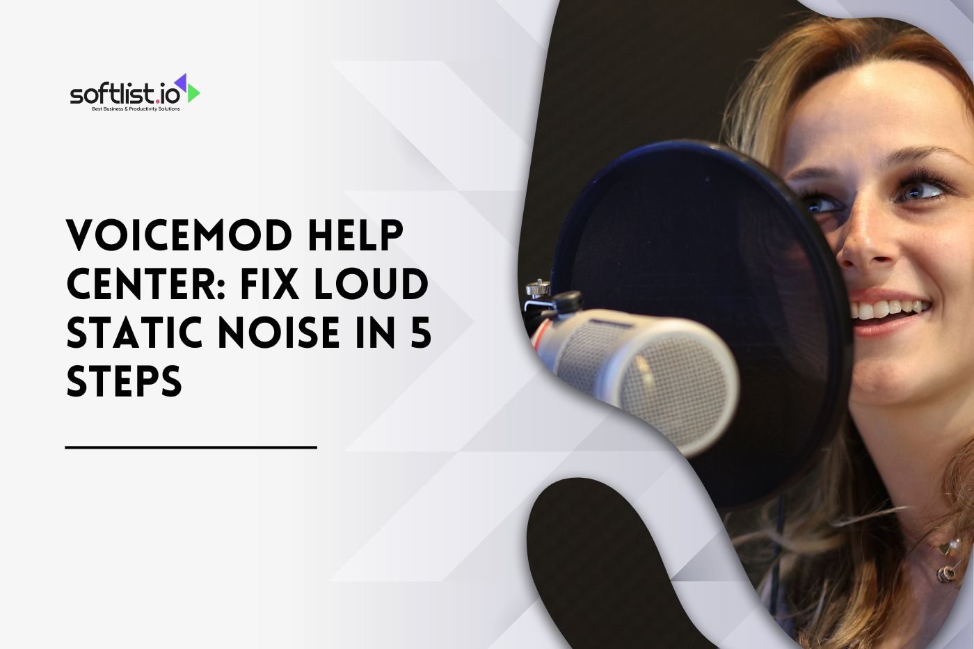 Voicemod Help Center Fix Loud Static Noise in 5 Steps