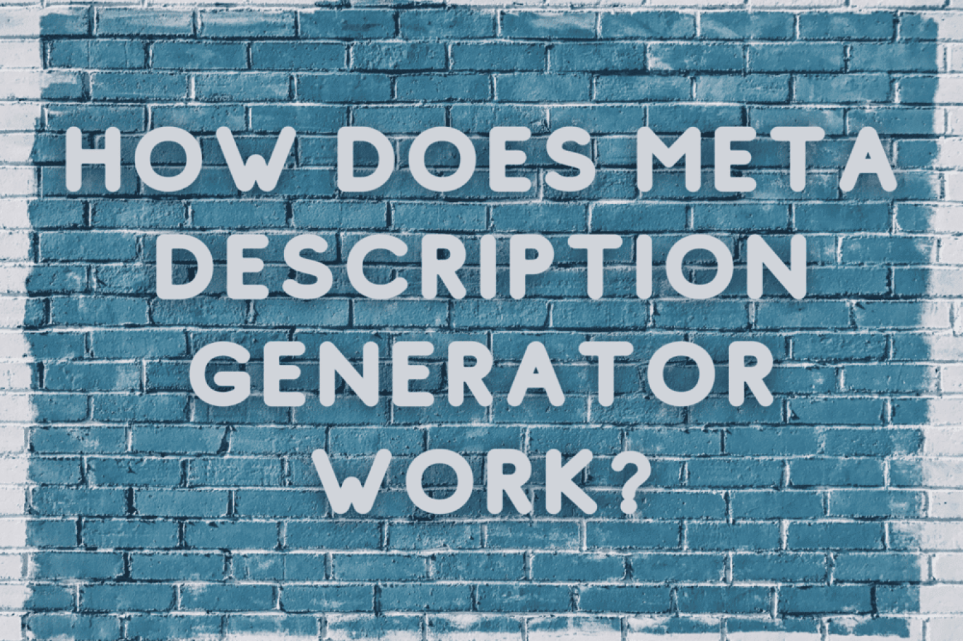 Meta Description Generator